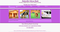 Desktop Screenshot of petsvillecitruspark.com